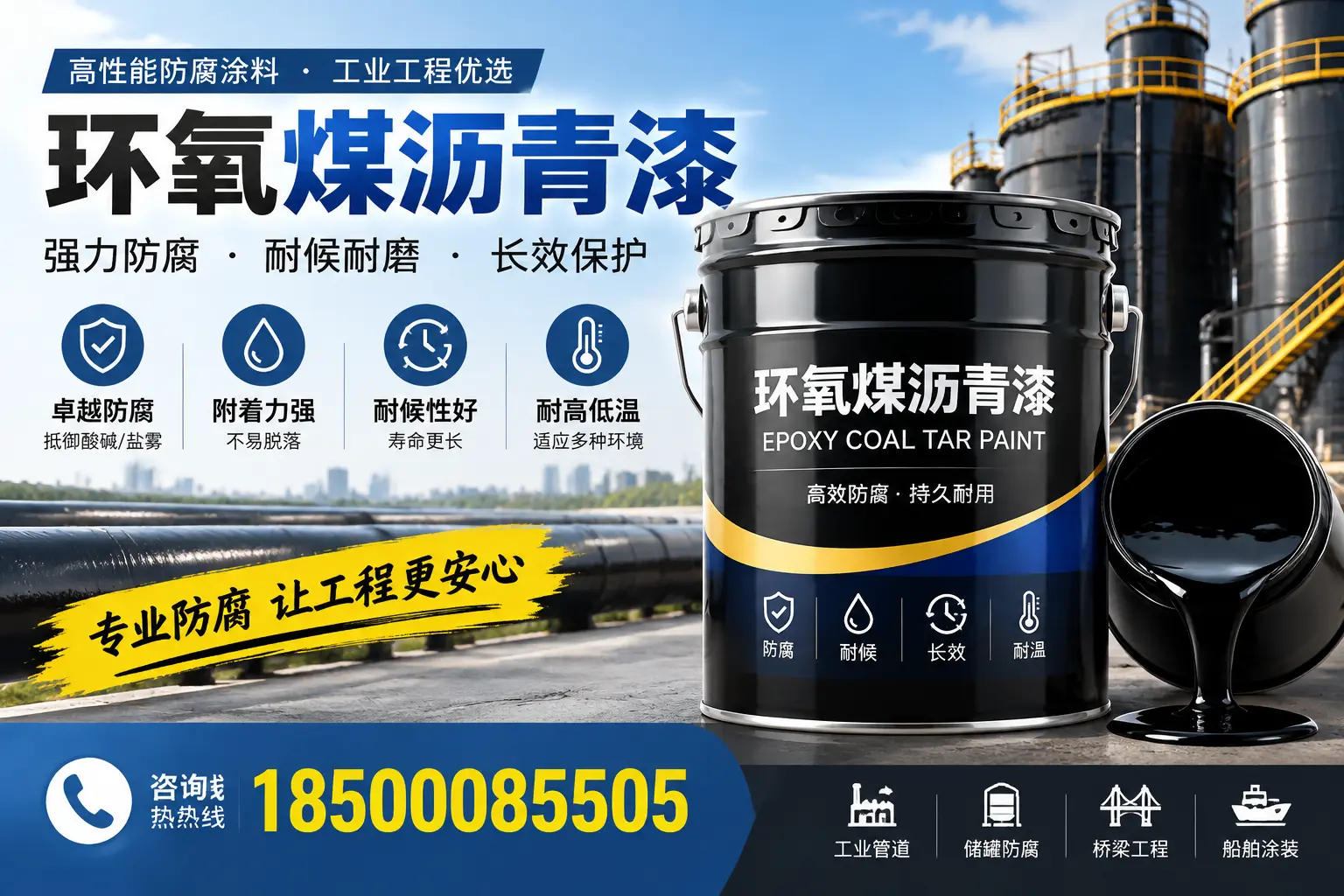 环氧煤沥青漆的施工方法与注意事项，确保在濮阳顺利完成